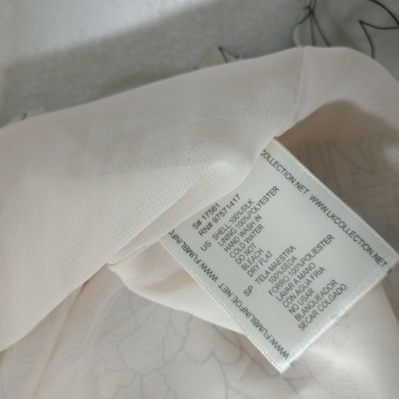 Fumblin foe womens M silk one shoulder tank flower - Picture 2 of 8